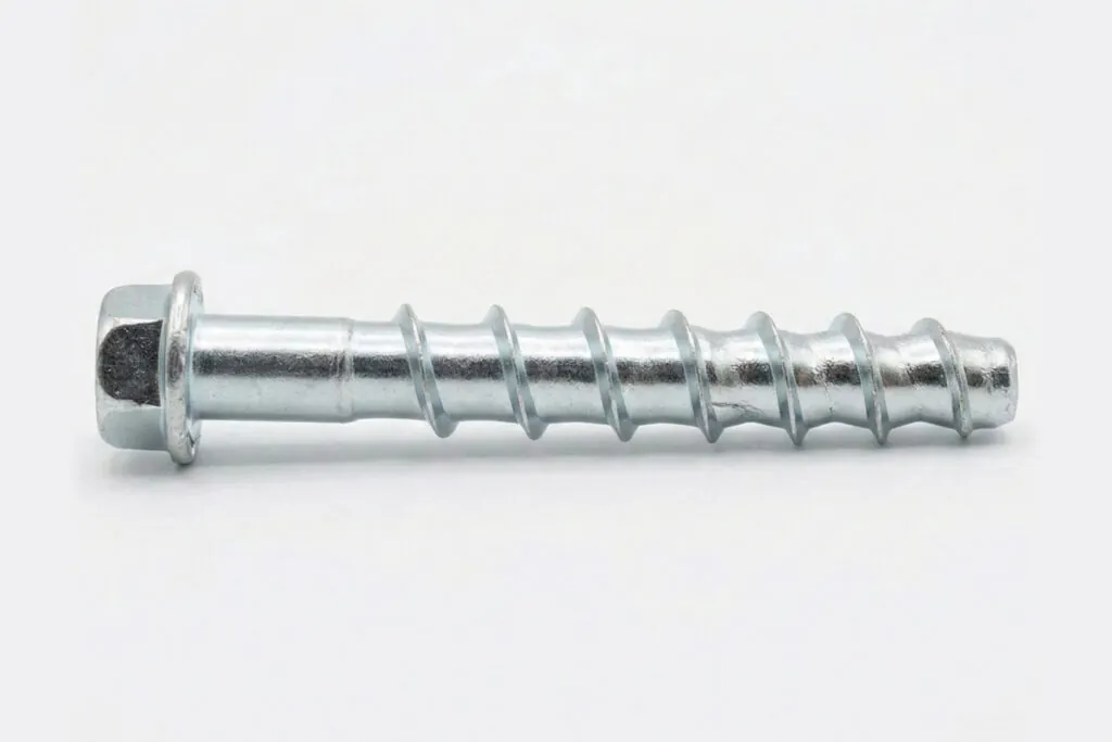 This image shows structural grade screws on a white background